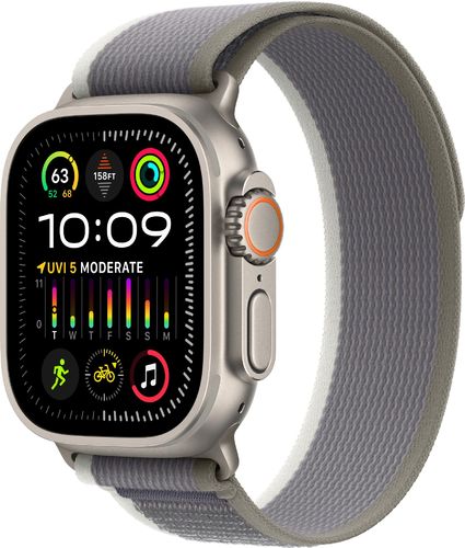 Apple Watch Ultra 2 GPS Cellular 49 мм, M/L Titanium, Green-Grey - MRF43BS/A