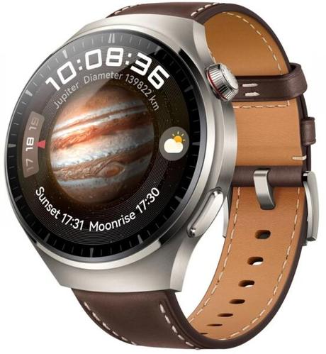 Huawei Watch 4 Pro Classic LTE 48mm Titanium Leather Brown